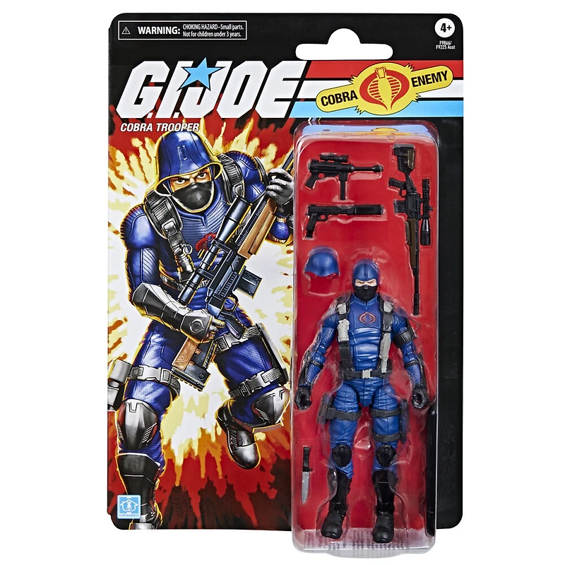 G.I. Joe Classified Series Retro Cardback, Cobra Trooper Action Figure