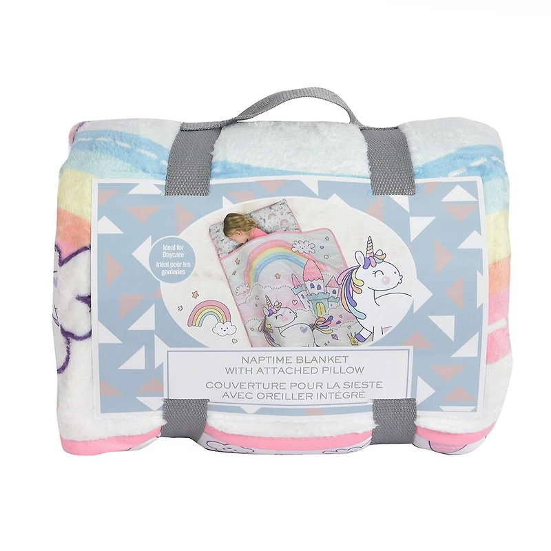 Couverture pour la sieste avec oreiller intégr