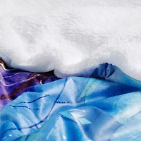 Jeté sherpa la reine des neiges disney, 50 x 60 pouces