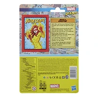 Hasbro Marvel Legends Series Retro 375 Collection, figurine articulée de collection Marvel's Firestar de 9,5 cm