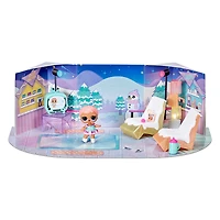 Jouet de meubles LOL Surprise Winter ChillMC Hangout SpacesMC avec poupée Ice Sk8er