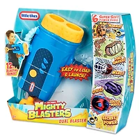 Jouet exploseur double Mighty Blasters avec 6 cartouches puissantes et souples de Little TikesMC
