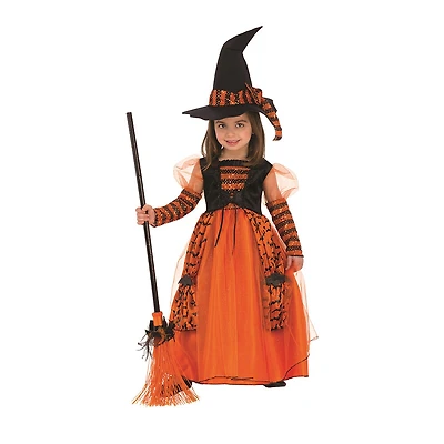 Costume de sorcière scintillante taille très petit (2-4)