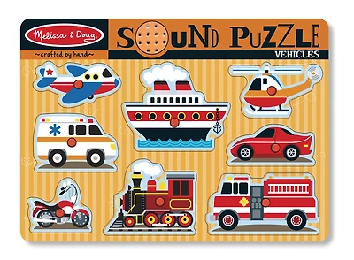 Melissa & Doug - Vehicles Sound Puzzle