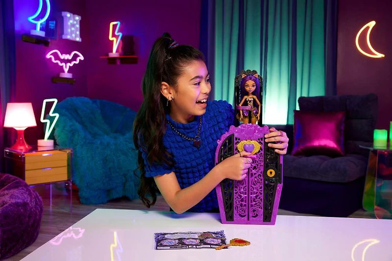 Monster High-Monstrueux Secrets Clawdeen Wolf-Coffret