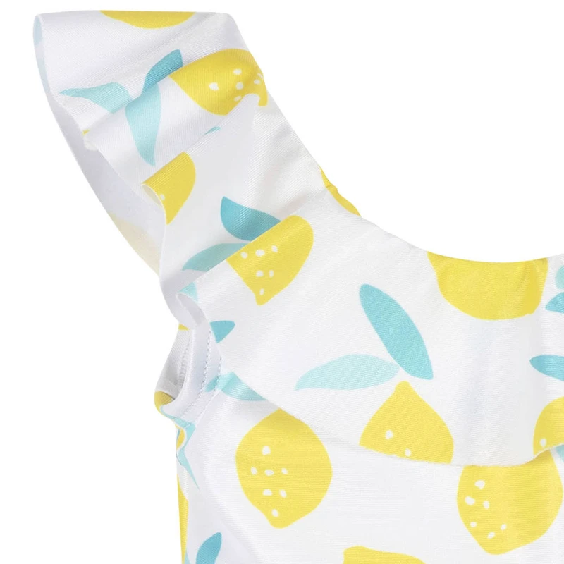 Gerber - Baby & Toddler Lemon Squeeze One-Piece Swimsuit With Ruffle