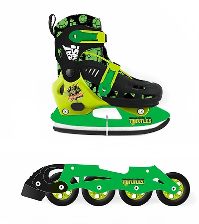 TMNT Convertible Inline/Ice Skate Size 3-6