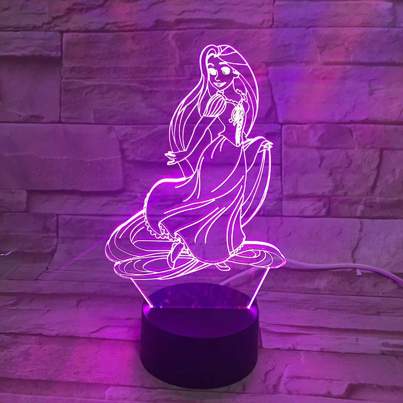 Disney Princess 3D LED Night Light