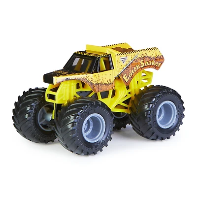 Monster Jam, Monster truck EarthShaker officiel, véhicule en métal moulé, série Arena Favorites, échelle 1:64