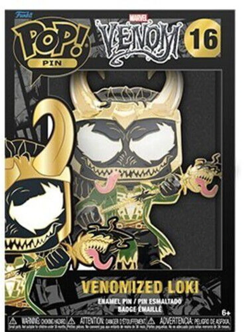 Badge émaillé Venom Loki par Funko POP! Marvel