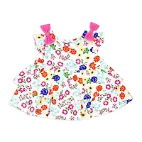 Sterling Baby 2 Piece Poplin Tiered Dress: Multi Floral