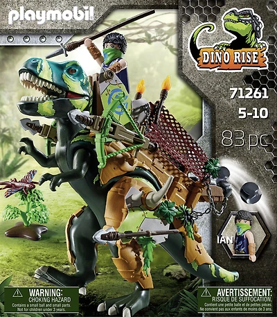 Playmobil - Tyrannosaure et soldat