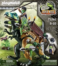 Playmobil - Tyrannosaure et soldat