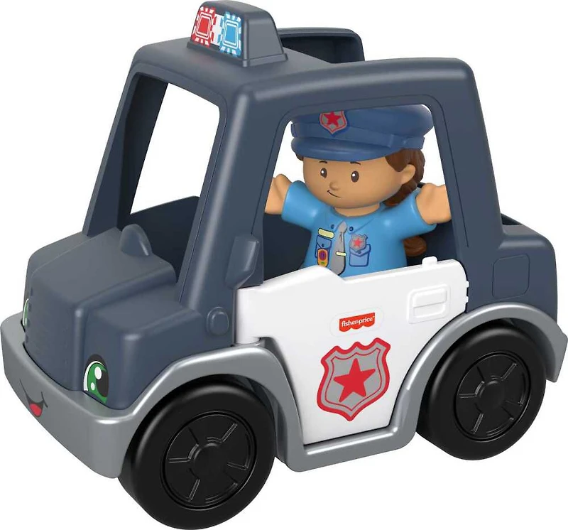 Fisher-Price Little People Voiture de police Aidons les autres