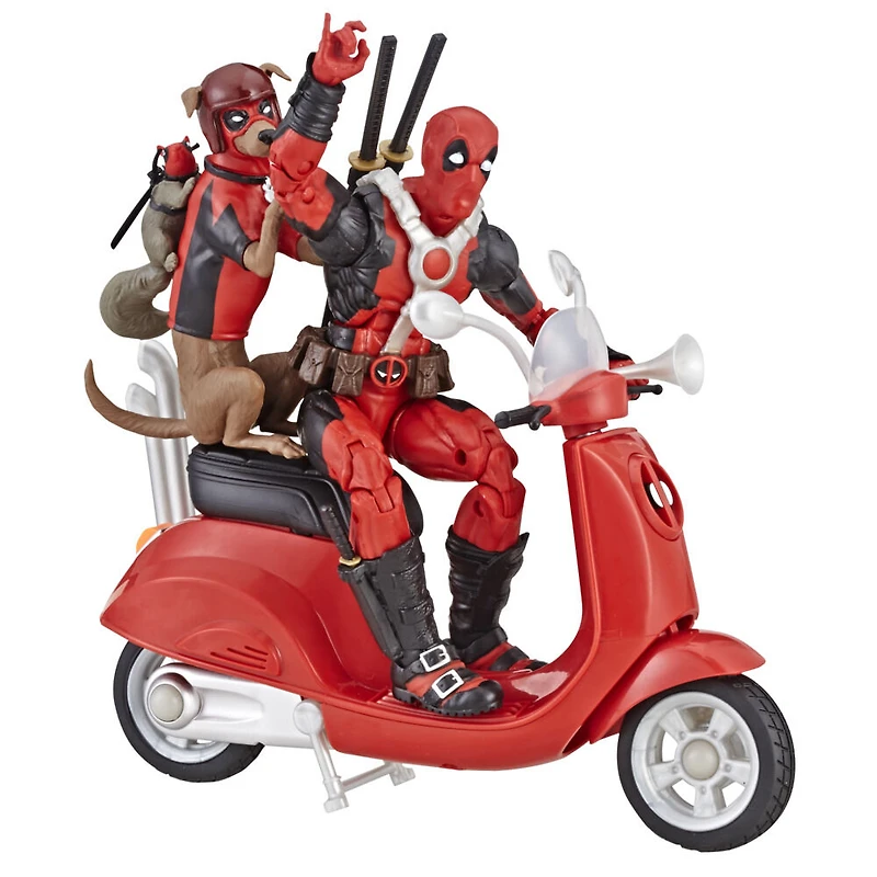 Marvel Legends Series Deadpool CORPS, figurines articulées et véhicule de collection à l'échelle 15 cm inspirés des bandes dessinées Marvel