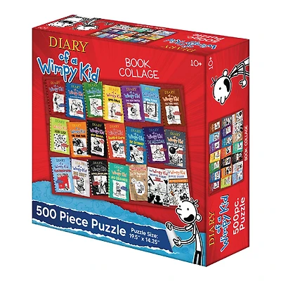 Diary of a Wimpy Kid Book Collage Puzzle 500pc - English Edition