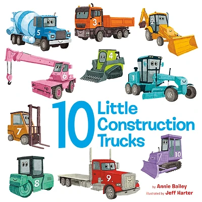 10 Little Construction Trucks - English Edition