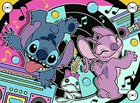 Children's Puzzle Disney Stitch - 12 + 16 + 20 + 24 Pieces Puzzle