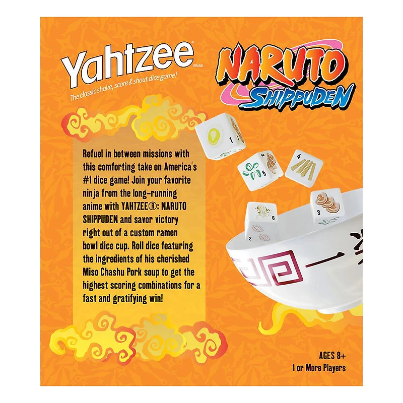 USAopoly YAHTZEE: Naruto Shippuden - English Edition