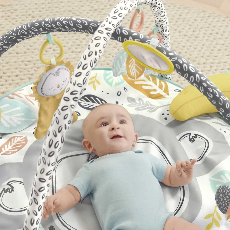 Fisher-Price - Tapis d'activités Snugamonkey Go Bananas