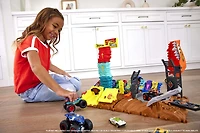 Hot Wheels-Monster Trucks-Compétition de Dérapages-Coffret