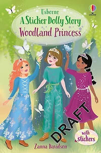 A Sticker Dolly Story: Woodland Princess - Édition anglaise
