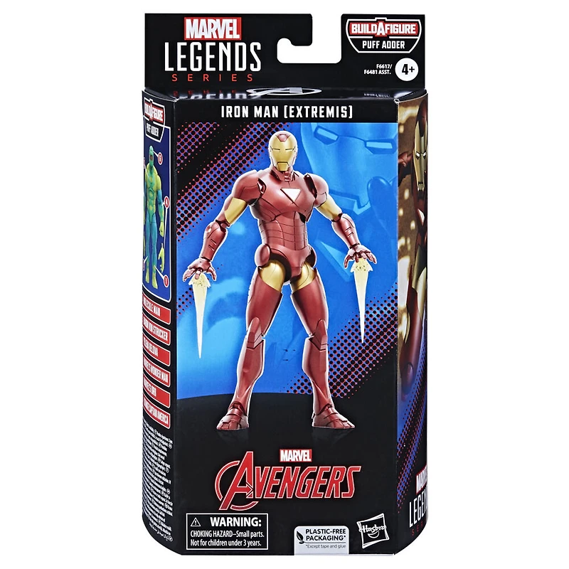 Hasbro Marvel Legends Series: Iron Man (Extremis) des bandes dessinées Marvel classiques, figurine articulée de 15 cm
