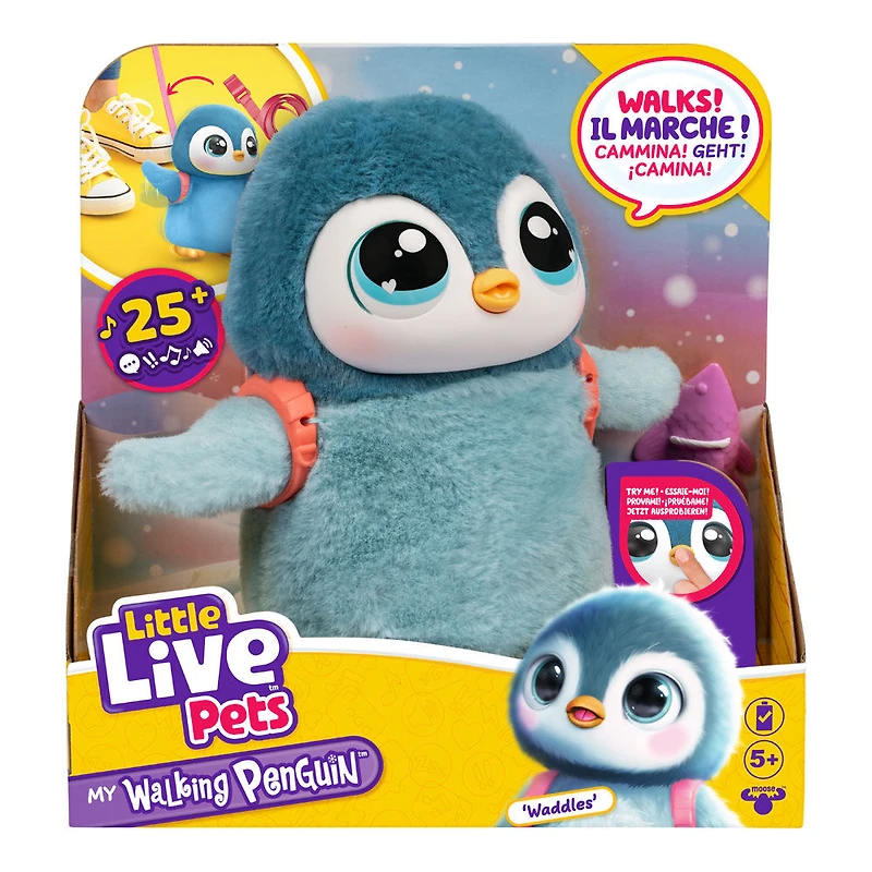 Petits animaux vivants Mon pingouin qui marche - Waddles
