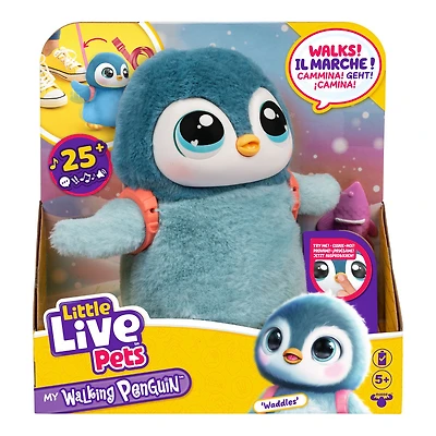 Petits animaux vivants Mon pingouin qui marche - Waddles
