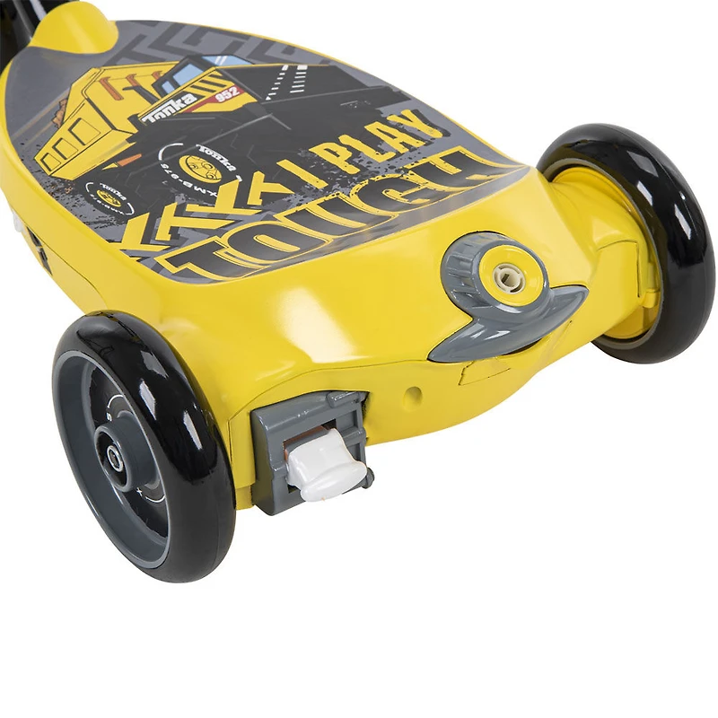 Trottinette électrique à bulles de 6V pour enfants Tonka Ride-On alimenté par batterie, Jaune