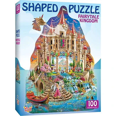 Masterpieces Puzzle Company Fairytale Kingdom - 100 Piece Shaped Jigsaw Puzzle