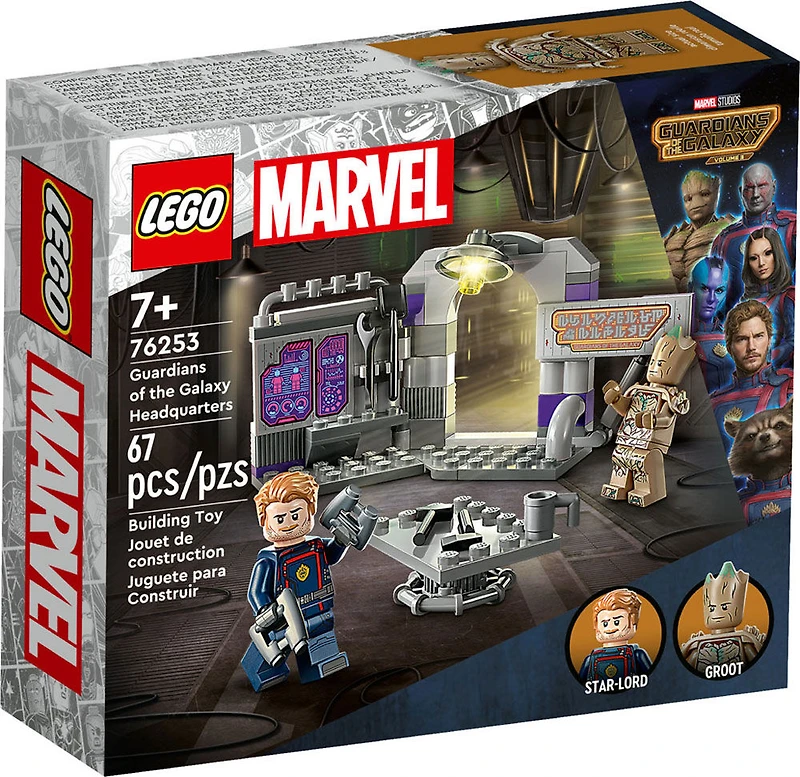 LEGO Marvel Le Q.G. des Gardiens de la galaxie 76253 Ensemble de jeu construction (67 pièces)