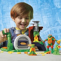 Play-Doh Les Tortues Ninja Four lance-pizza, coffret de pâte à modeler
