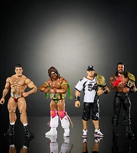 Mattel WWE Hall of Champions 4-Pack Action Figures & Accessories, 6-inch Collectibles Set