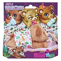 furReal Newborns, Ourson, peluche animatronique interactive, animal de compagnie électronique avec sons, yeux qui se ferment, dès 4 ans