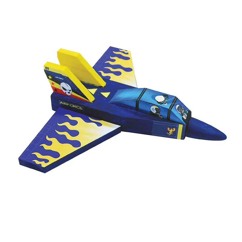 Mini Avion à réaction à assembler Wood WorX