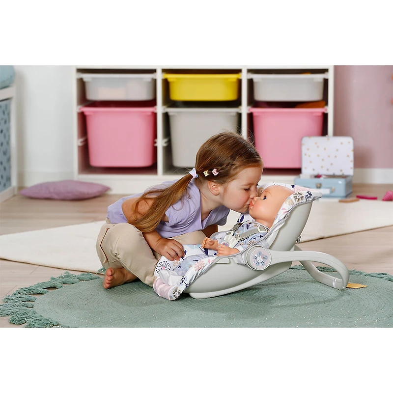 Siège d'auto Fleurs BABY born pour les poupées de 36 cm et 43 cm