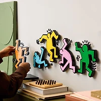 LEGO Art Keith Haring - Figures Dansantes, Décoration de Salon et Ensemble de Construction pour Adultes 31216