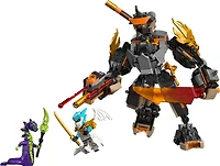 LEGO NINJAGO Le Robot de Mission de Cole contre Zane Dragon, Jouet Ninja, Ensemble de Jeu avec 3 Figurines 71854