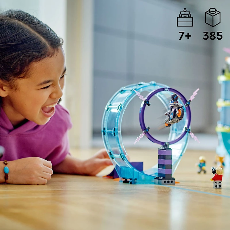 LEGO City Ultimate Stunt Riders Challenge 60361 Building Toy Set (385 Pieces)