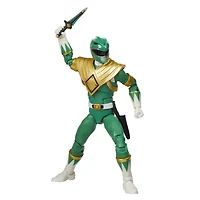 Power Rangers Lightning Collection Mighty Morphin, figurine de Ranger vert, avec accessoires