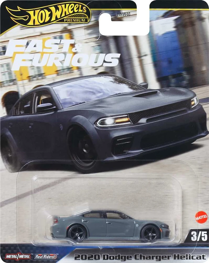 Hot Wheels Cars, Premium Fast & Furious Dodge Charger Hellcat Widebody