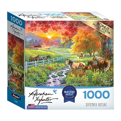 Cra-Z-Art - Abraham Hunter 1000pc Puzzle - September Pasture