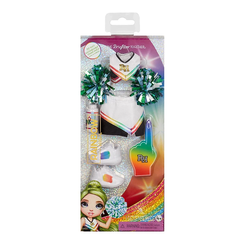 Panoplie de mode Rainbow High - thème de rallye sportif