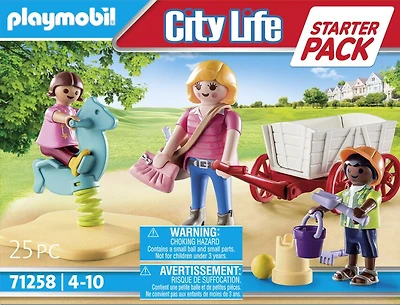 Playmobil - Starter Pack Nourrice avec enfants