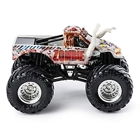 Monster Jam, Monster truck authentique Zombie en métal moulé à l'échelle 1:64