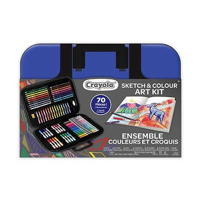Sketch & Colour Art Kit - Blue