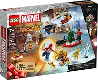 LEGO Marvel Le calendrier de l'Avent des Avengers 76267 Ensemble de jeu de construction (243 pièces)