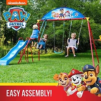 Ensemble de balançoires Paw Patrol de Swurfer avec glissade