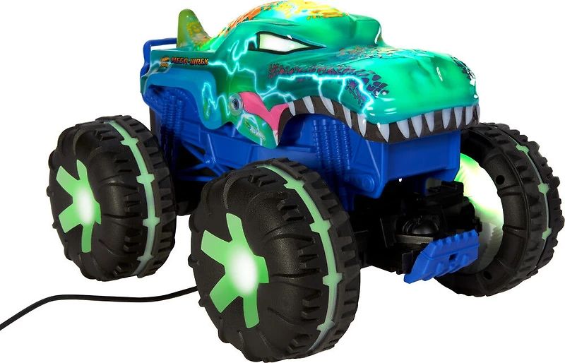HOT WHEELS Monster Trucks 1:15 Scale HW MEGA-WREX ALIVE RC Vehicle